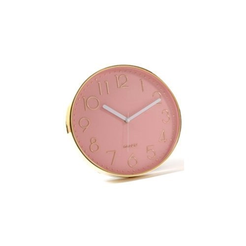 RELOJ PARED MHOME ROSA/ORO 30CMS